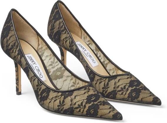 Jimmy Choo Love 85mm leather pumps Black
