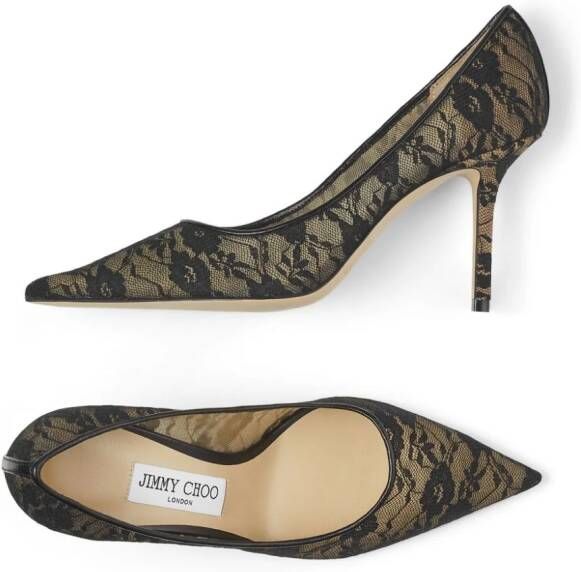 Jimmy Choo Love 85mm leather pumps Black