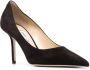 Jimmy Choo Love 85mm pointed leather pumps Brown - Thumbnail 2