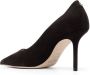 Jimmy Choo Love 85mm pointed leather pumps Brown - Thumbnail 3