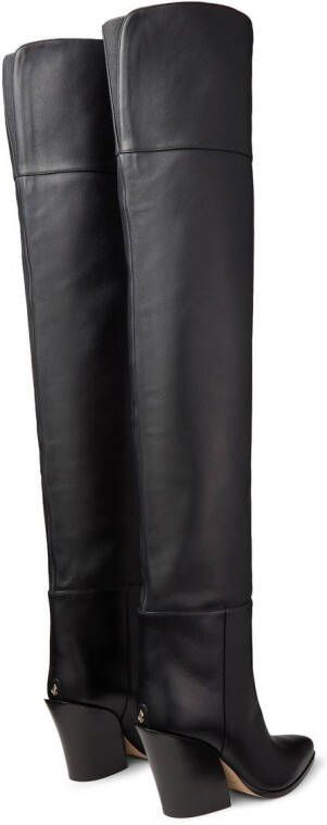 Jimmy Choo Maceo 85mm over-the-knee boots Black