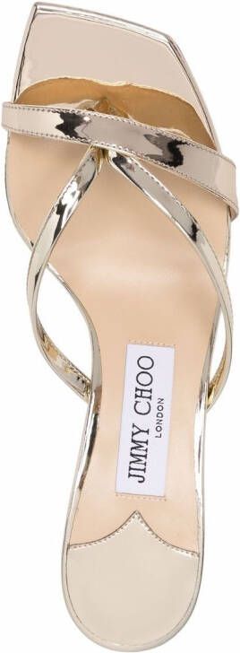 Jimmy Choo Maelie leather pumps Yellow