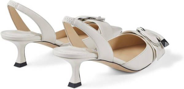 Jimmy Choo Moni 50 sling-back sandals Neutrals
