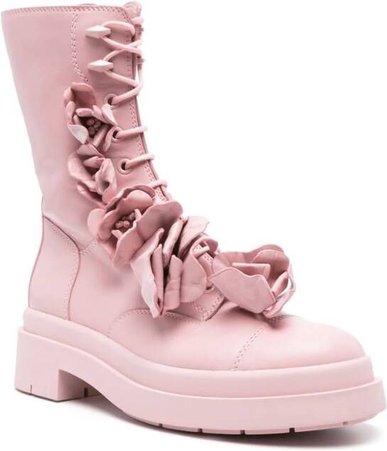 Jimmy Choo Nari leather ankle boots Pink