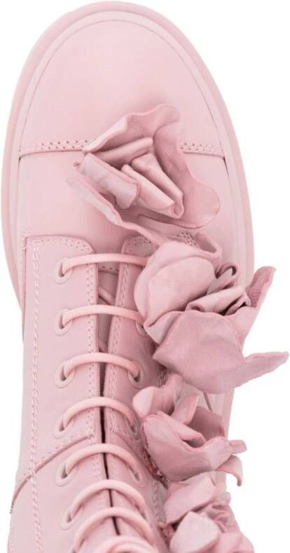 Jimmy Choo Nari leather ankle boots Pink