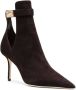 Jimmy Choo Nell 85 suede ankle boots Brown - Thumbnail 2