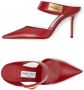 Jimmy Choo Nell 85mm pointed-toe mules Red - Thumbnail 4