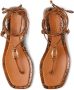 Jimmy Choo Onyxia leather sandals Brown - Thumbnail 4