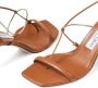 Jimmy Choo Oriana 75mm leather sandals Neutrals - Thumbnail 4