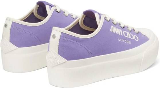 Jimmy Choo Palma Maxi canvas sneakers Purple