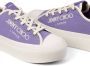 Jimmy Choo Palma Maxi canvas sneakers Purple - Thumbnail 5