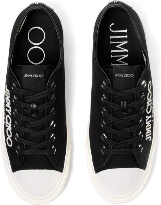Jimmy Choo Palma M logo-embroidered sneakers Black