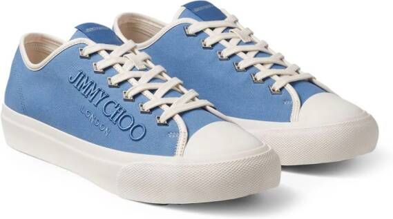 Jimmy Choo Palma M logo-embroidered sneakers Blue