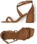 Jimmy Choo Rheea 65mm leather sandals Brown - Thumbnail 4