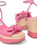 Jimmy Choo Ricia 95mm platform leather sandals Pink - Thumbnail 5