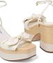 Jimmy Choo Ricia 95mm platform leather sandals White - Thumbnail 5