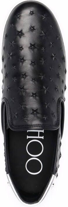 Jimmy Choo Rome star-stud sneakers Black