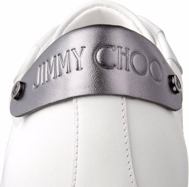 Jimmy Choo Rome M leather sneakers White