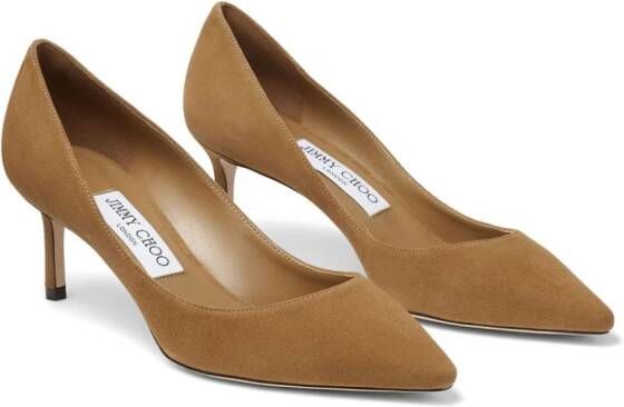 Jimmy Choo Romy 60mm suede pumps Brown