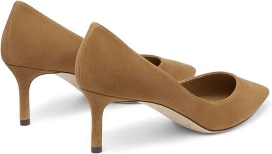 Jimmy Choo Romy 60mm suede pumps Brown