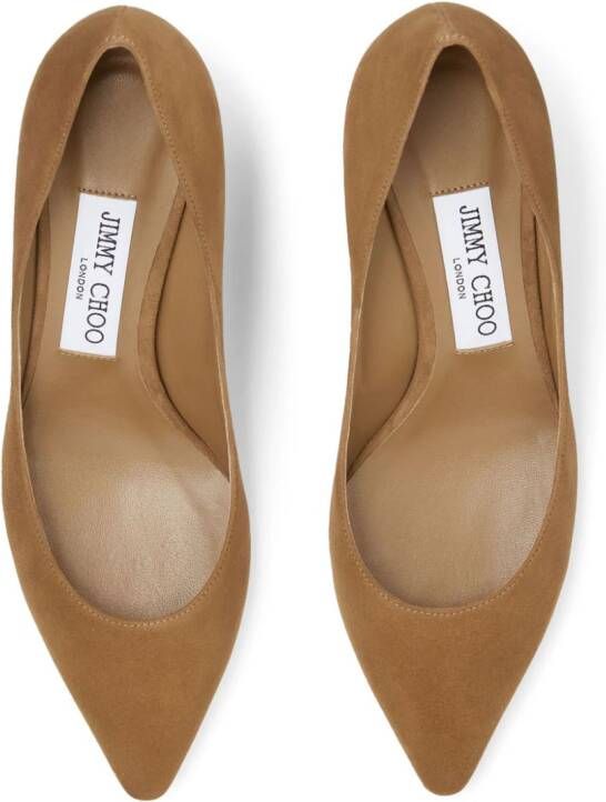 Jimmy Choo Romy 60mm suede pumps Brown