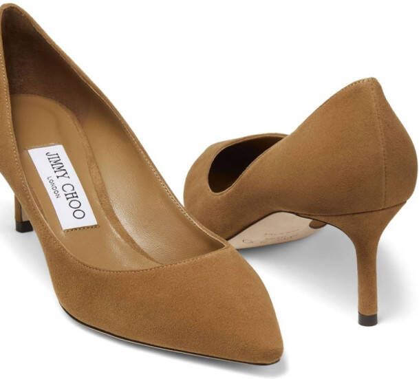 Jimmy Choo Romy 60mm suede pumps Brown