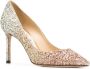 Jimmy Choo Romy 85mm glitter pumps Gold - Thumbnail 2