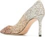 Jimmy Choo Romy 85mm glitter pumps Gold - Thumbnail 3