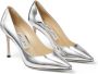 Jimmy Choo Romy 85mm mirrored leather pumps Silver - Thumbnail 2