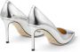 Jimmy Choo Romy 85mm mirrored leather pumps Silver - Thumbnail 3