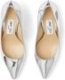 Jimmy Choo Romy 85mm mirrored leather pumps Silver - Thumbnail 4