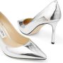Jimmy Choo Romy 85mm mirrored leather pumps Silver - Thumbnail 5