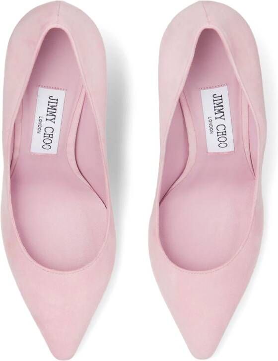 Jimmy Choo Romy 85mm suede pumps Pink