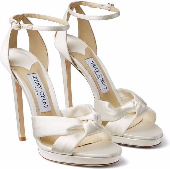 Jimmy Choo Rosie 120mm sandals White