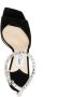 Jimmy Choo Saeda 100mm crystal-embellished sandals Black - Thumbnail 4