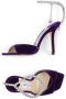 Jimmy Choo Saeda 100mm crystal-embellished sandals Purple - Thumbnail 4
