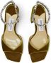 Jimmy Choo Saeda 85mm crystal-embellished sandals Yellow - Thumbnail 4