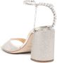 Jimmy Choo Saeda 85mm glitter sandals Silver - Thumbnail 3