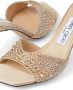 Jimmy Choo Skye 70mm satin mules Gold - Thumbnail 5