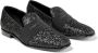 Jimmy Choo Thame glitter-embellished loafers Black - Thumbnail 2