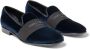 Jimmy Choo Thame velvet slippers Blue - Thumbnail 2
