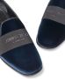 Jimmy Choo Thame velvet slippers Blue - Thumbnail 5