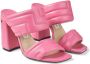 Jimmy Choo Themis 100mm quilted sandals Pink - Thumbnail 2