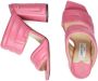 Jimmy Choo Themis 100mm quilted sandals Pink - Thumbnail 4