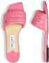 Jimmy Choo Themis quilted single-strap sandals Pink - Thumbnail 4