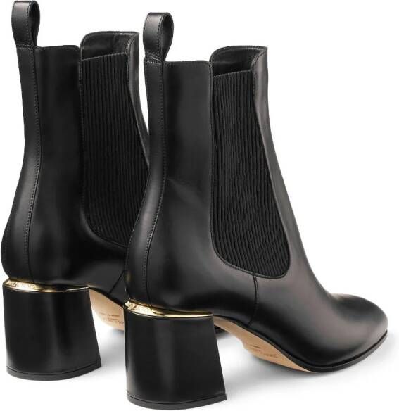 Jimmy Choo Thessaly 65mm leather boots Black