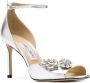 Jimmy Choo Tris 85mm crystal-embellished sandals Silver - Thumbnail 2