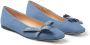 Jimmy Choo Veda bow-detail ballerina shoes Blue - Thumbnail 2