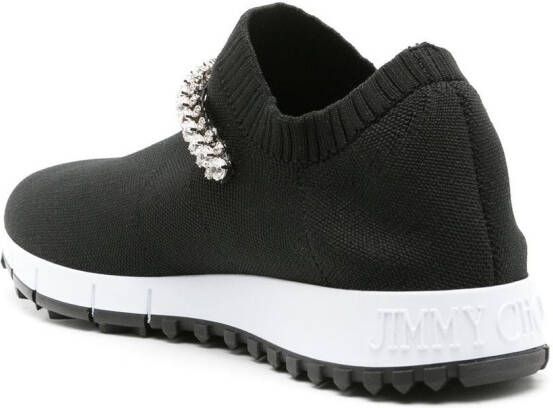 Jimmy Choo Verona crystal-embellished sneakers Black