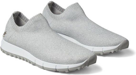 Jimmy Choo knitted low-top sneakers Grey